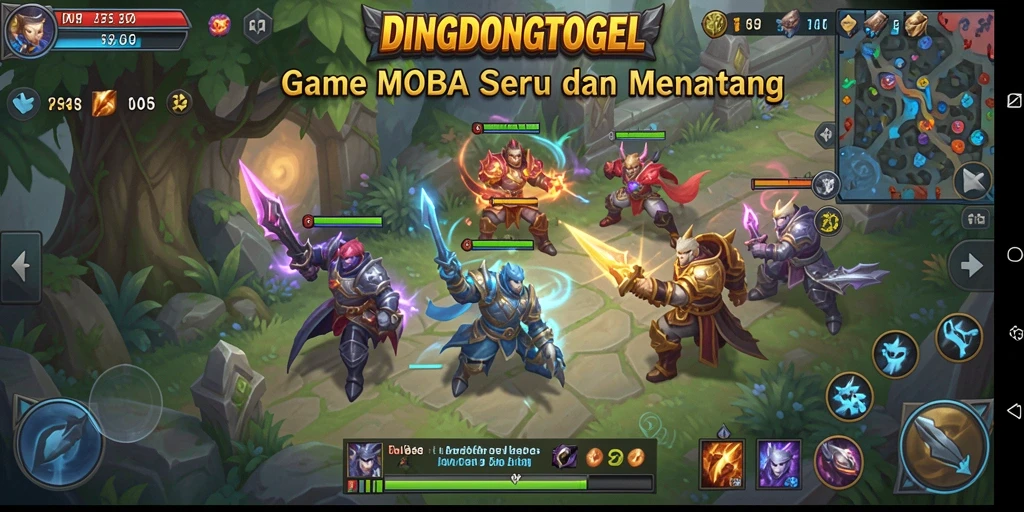 Tampilan gameplay DINGDONGTOGEL yang penuh aksi.