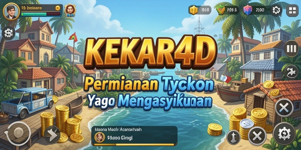 Antarmuka permainan KEKAR4D yang menarik dan interaktif.