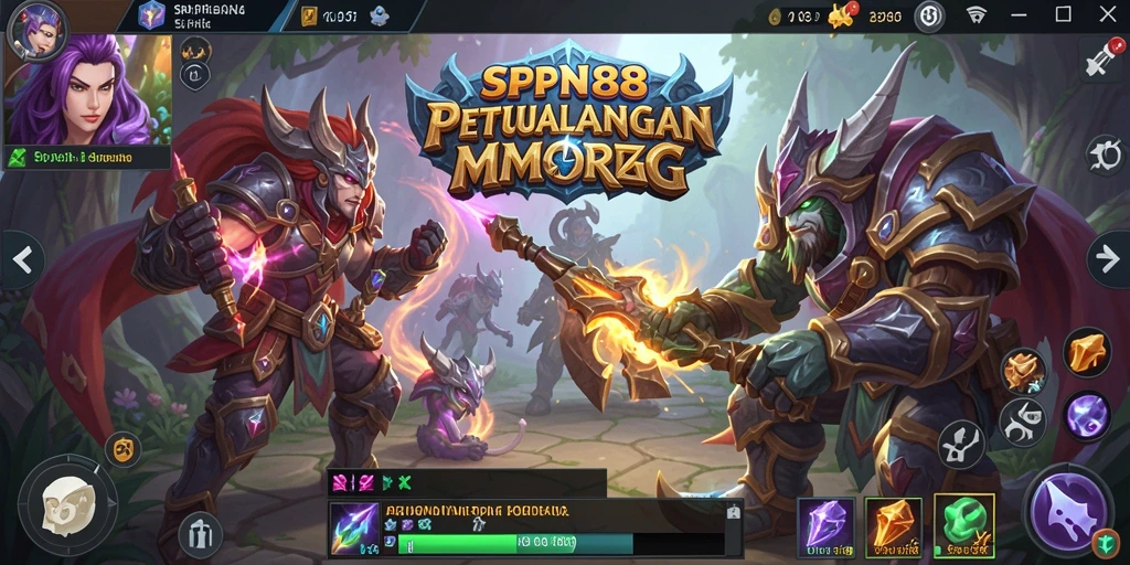 Tampilan gameplay SPN88 yang seru dan interaktif dalam dunia MMORPG.
