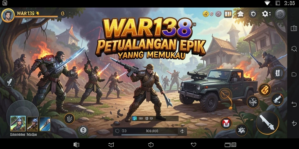 Tangkapan layar <strong>WAR138</strong> menunjukkan aksi petualangan yang mendebarkan.